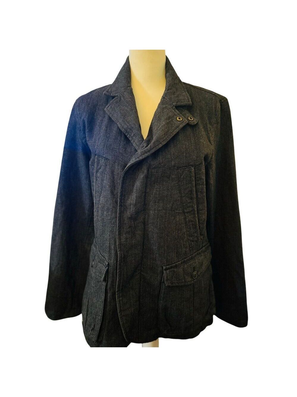 Label of Graded Goods Dark Denim Utility Jacket, Men's Size Small